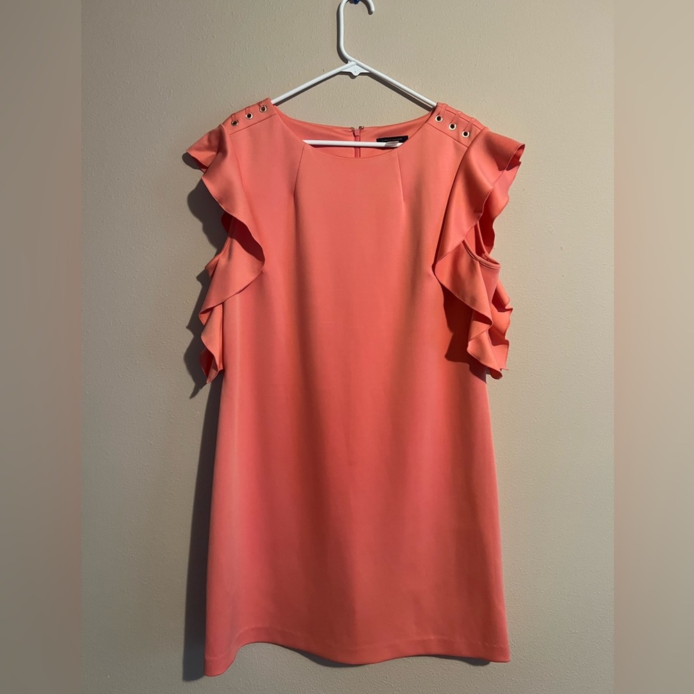 Salmon pink dress